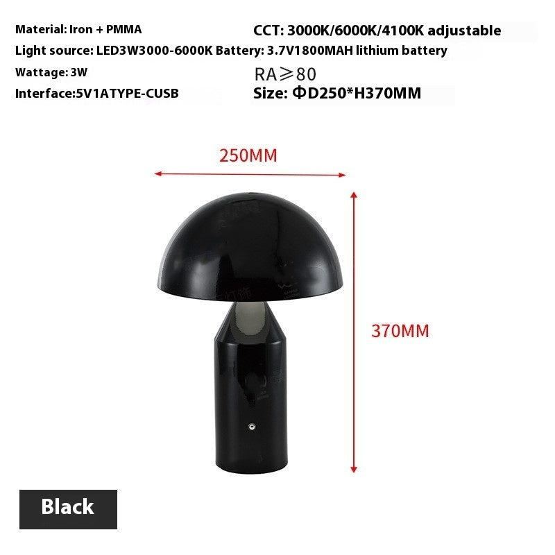 Nordic Designer Mushroom Table Lamp Creative Simple