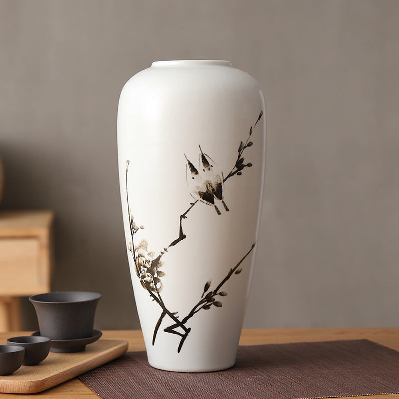 Round Wheel Ceramic Vase Japanese-style