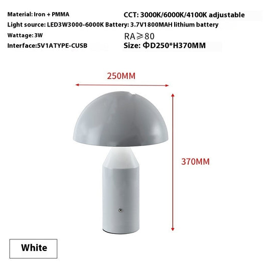 Nordic Designer Mushroom Table Lamp Creative Simple