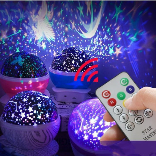 Dream Star Light Rotating Music Charging Children Projector Lamp