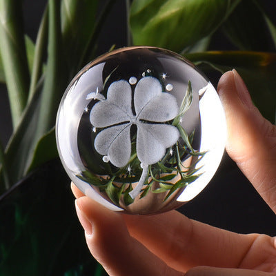 LED Music Box, Luminous Crystal Ball, Milky Way, Solar System, 3D Perspective