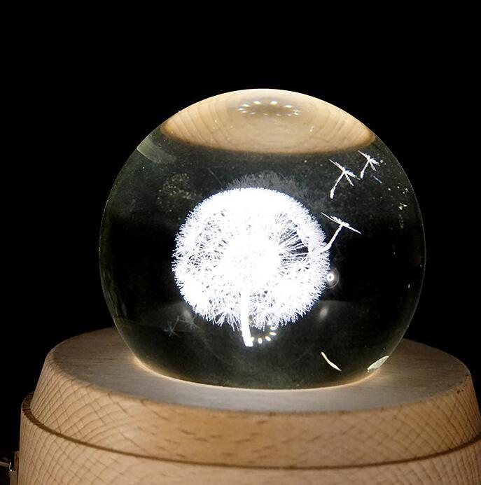 Crystal Revolving 3D Music Ball