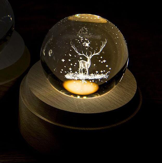 Crystal Revolving 3D Music Ball