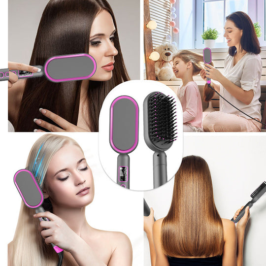 Multifunctional Hot Air Combing And Straight Rolling Dual Purpose Hair Dryer