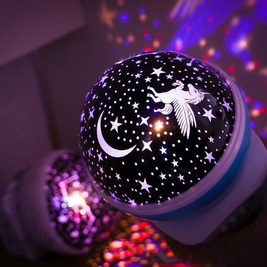 Dream Star Light Rotating Music Charging Children Projector Lamp