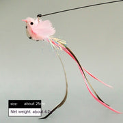 Feathered Bird Teaser for Wire Cat Toy- REPLACEMENT BIRD ONLY