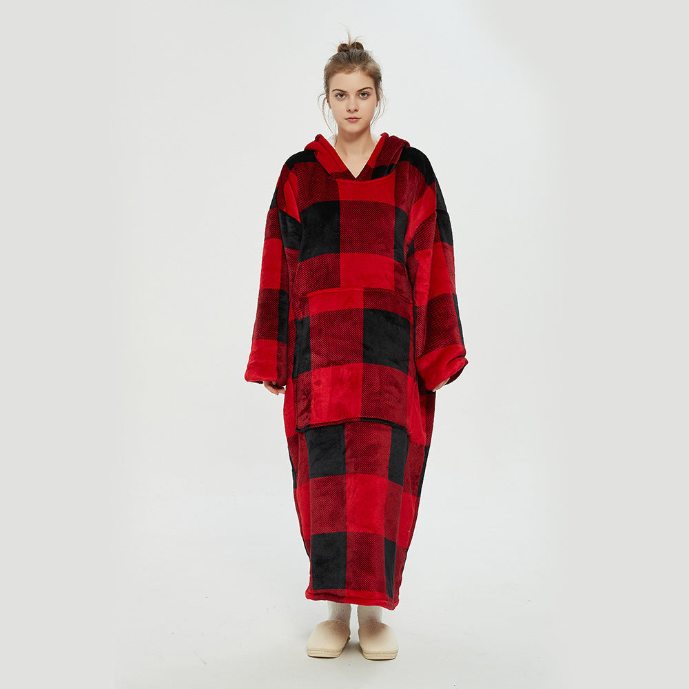 Women's Pine Sweater, Hooded Blankets Can Be Worn